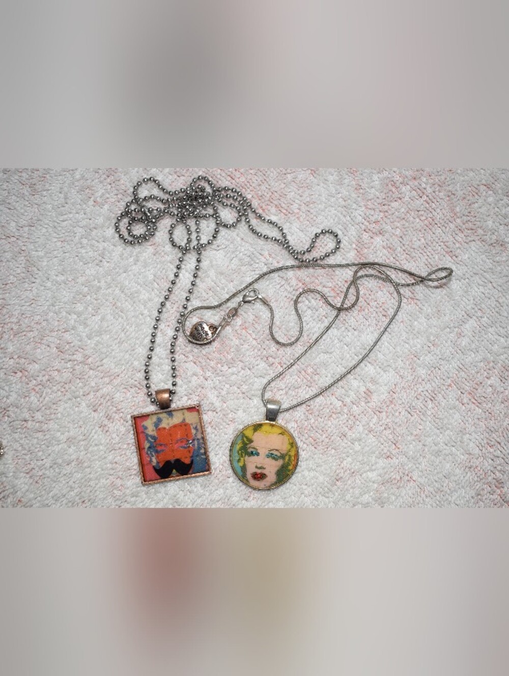 Marilyn Monroe Pop Art Pendant Necklaces
